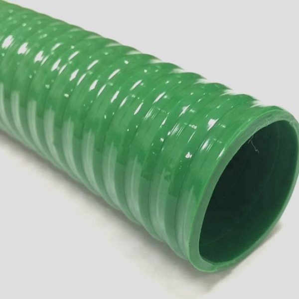 Manguera-Anillada-de-PVC-Reforzada-Verde