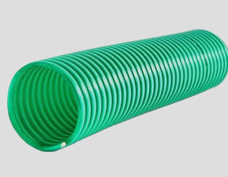 Manguera-Anillada-de-PVC-Sencilla-Verde